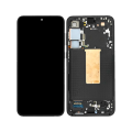 OLED Assembly With Frame Compatible For Samsung Galaxy S23 Plus 5G (US & International) (Used OEM Pull: Grade A) (Phantom Black)