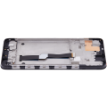 LCD Assembly With Frame Compatible For Motorola One Fusion Plus (XT2067-2 / 2020) (Genuine OEM) (Blue)