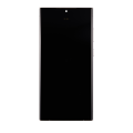 OLED Assembly With Frame Compatible For Samsung Galaxy S23 Ultra 5G (US & International) (Used OEM Pull: Grade B/C) (Cream)