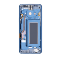 OLED Assembly With Frame Compatible For Samsung Galaxy S9 (Used OEM Pull: Grade B/C) (Coral Blue)