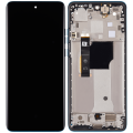 OLED Assembly With Frame Compatible For Motorola Moto Edge 40 Neo (XT2307-1 / 2023) (Refurbished) (Caneel Bay)