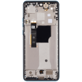 OLED Assembly With Frame Compatible For Motorola Moto Edge 40 Neo (XT2307-1 / 2023) (Refurbished) (Caneel Bay)