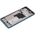 OLED Assembly With Frame Compatible For Motorola Moto Edge 40 Neo (XT2307-1 / 2023) (Refurbished) (Caneel Bay)