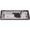 OLED Assembly With Frame Compatible For Motorola Moto Edge 40 Neo (XT2307-1 / 2023) (Refurbished) (Caneel Bay)