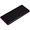 OLED Assembly With Frame Compatible For Motorola Moto Edge 40 (XT2303-3 / 2023) (Refurbished) (Viva Magenta)