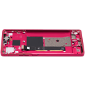 OLED Assembly With Frame Compatible For Motorola Moto Edge 40 (XT2303-3 / 2023) (Refurbished) (Viva Magenta)
