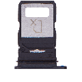 SIM Card Tray Compatible For Motorola Moto Edge (XT2305 / 2023) (Jet Black) (Genuine OEM)