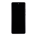 OLED Assembly With Frame Compatible For Motorola Moto Edge 40 Neo (XT2307-1 / 2023) (Refurbished) (Black)