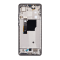 OLED Assembly With Frame Compatible For Motorola Moto Edge 40 Neo (XT2307-1 / 2023) (Refurbished) (Black)