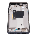 OLED Assembly With Frame Compatible For Motorola Moto Edge 40 Neo (XT2307-1 / 2023) (Refurbished) (Black)