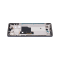 OLED Assembly With Frame Compatible For Motorola Moto Edge 40 Neo (XT2307-1 / 2023) (Refurbished) (Black)