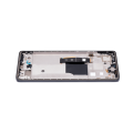 OLED Assembly With Frame Compatible For Motorola Moto Edge 40 Neo (XT2307-1 / 2023) (Refurbished) (Black)