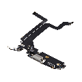 Charging Port Flex Cable Compatible For iPhone 14 Pro Max (Used OEM Pull) (Silver)