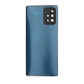 Back Cover Glass With Camera Lens Compatible For Samsung Galaxy A71 (Service Pack) (Crush Silver)