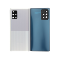 Back Cover Glass With Camera Lens Compatible For Samsung Galaxy A71 (Service Pack) (Crush Silver)