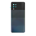 Back Cover Glass With Camera Lens Compatible For Samsung Galaxy A42 (Service Pack) (Prism Dot Black)