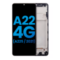 LCD Assembly With Frame (Without Finger Print Sensor) Compatible For Samsung Galaxy A22 4G (A225 / 2021) (Aftermarket: Incell) (All Colors)