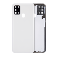 Back cover Glass With Camera Lens Compatible For Samsung Galaxy A21S (A217 / 2020) (Aftermarket Plus) (White)