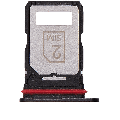 Dual Sim Card Tray Compatible For Motorola Moto Edge Plus (XT2301-1 / 2023) (Interstellar Black)