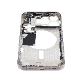Mid-Frame Housing With Power And Volume Button Compatible For iPhone 15 Pro Max (International Version) (Used OEM Pull: Grade A) (Natural Titanium)