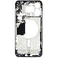 Mid-Frame Housing With Power And Volume Button Compatible For iPhone 15 Pro Max (International Version) (Used OEM Pull: Grade A) (Blue Titanium)