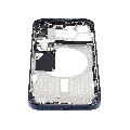 Mid-Frame Housing With Power And Volume Button Compatible For iPhone 15 Pro Max (International Version) (Used OEM Pull: Grade A) (Blue Titanium)