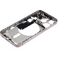 Mid-Frame Housing With Power And Volume Button Compatible For iPhone 15 Pro (International Version) (Used OEM Pull: Grade A) (Natural Titanium)