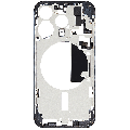Mid-Frame Housing With Power And Volume Button Compatible For iPhone 15 Pro (International Version) (Used OEM Pull: Grade A) (Blue Titanium)