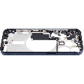 Mid-Frame Housing With Power And Volume Button Compatible For iPhone 15 Pro (International Version) (Used OEM Pull: Grade A) (Blue Titanium)