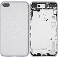 Back Housing W/ Small Components Pre-Installed Compatible For iPhone 7 Plus (Used OEM Pull: Grade A) (Silver)