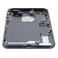 Back Housing W/ Small Components Pre-Installed Compatible For iPhone 7 Plus (Used OEM Pull: Grade A) (Matte Black)