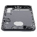 Back Housing W/ Small Components Pre-Installed Compatible For iPhone 7 Plus (Used OEM Pull: Grade A) (Matte Black)