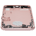 Back Housing W/ Small Components Pre-Installed Compatible For iPhone 7 (Used OEM Pull: Grade A) (Rose Gold)