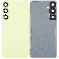 Back Cover Glass With Camera Lens Compatible For Samsung Galaxy A55 5G (A556 / 2024) (No Logo) (Aftermarket Plus) (Lemon)