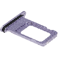 Dual Sim Card Tray Compatible For iPhone 11 (Purple)