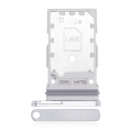 Dual Sim Card Tray Compatible For Samsung Galaxy S22 Ultra (White)