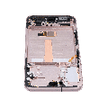 OLED Assembly With Frame For Samsung Galaxy S22 Plus 5G (US & International Version) (Aftermarket Plus) (Pink Gold / Violet)