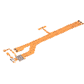 Charging Port Flex Cable Compatible For LG G Pad X 8.3" (VK815) (Wide Connection)