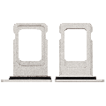 Single Sim Card Tray Compatible For iPhone 11 (White)