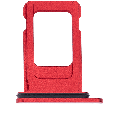 Single Sim Card Tray Compatible For iPhone 11 (Red)