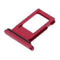 Single Sim Card Tray Compatible For iPhone 11 (Red)