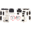 Full Set Small Metal Bracket And Screw Set Compatible For MacBook Pro 16" (A2780 / Late 2023)
