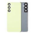 Back Cover Glass With Camera Lens Compatible For Samsung Galaxy A55 5G (A556 / 2024) (No Logo) (Aftermarket Plus) (Lemon)