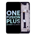 LCD Assembly With Frame Compatible For Motorola One Fusion Plus (XT2067-2 / 2020) (Genuine OEM) (Blue)