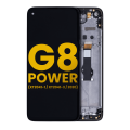 LCD Assembly With Frame Compatible For Motorola Moto G8 Power (XT2041-1 / XT2041-3 / 2020) (Refurbished) (Smoke Black)