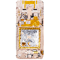 OLED Assembly With Frame Compatible For Samsung Galaxy A80 (A805 / 2019) (Angel Gold) (Refurbished)