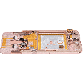 OLED Assembly With Frame Compatible For Samsung Galaxy A80 (A805 / 2019) (Angel Gold) (Refurbished)