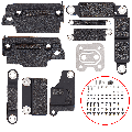 Full Set Small Metal Bracket And Screw Set Compatible For MacBook Pro 13" (A2338 / Late 2020)