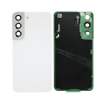 Back Cover Glass With Camera Lens Compatible Samsung Galaxy S22 5G (Service Pack) (White) 
