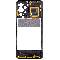 Mid-Frame Housing Compatible For Samsung Galaxy A23 5G (A236U / A236B / 2022) (US & International Version) (Black)